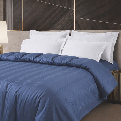 Navy Blue Minimal Textured Comforter