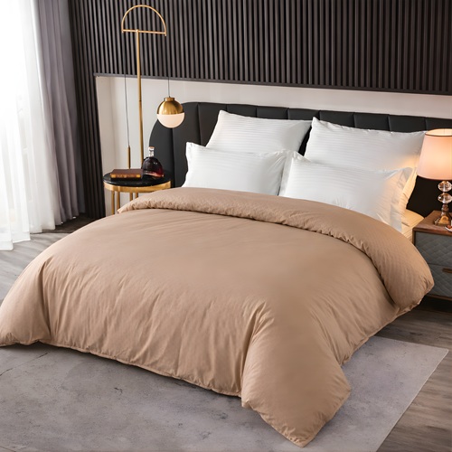 Sand Solid Duvet Cover