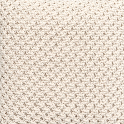 Ivory Handwoven Texture Cushion Cover