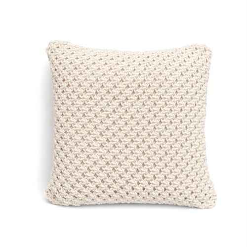 Ivory Handwoven Texture Cushion Cover